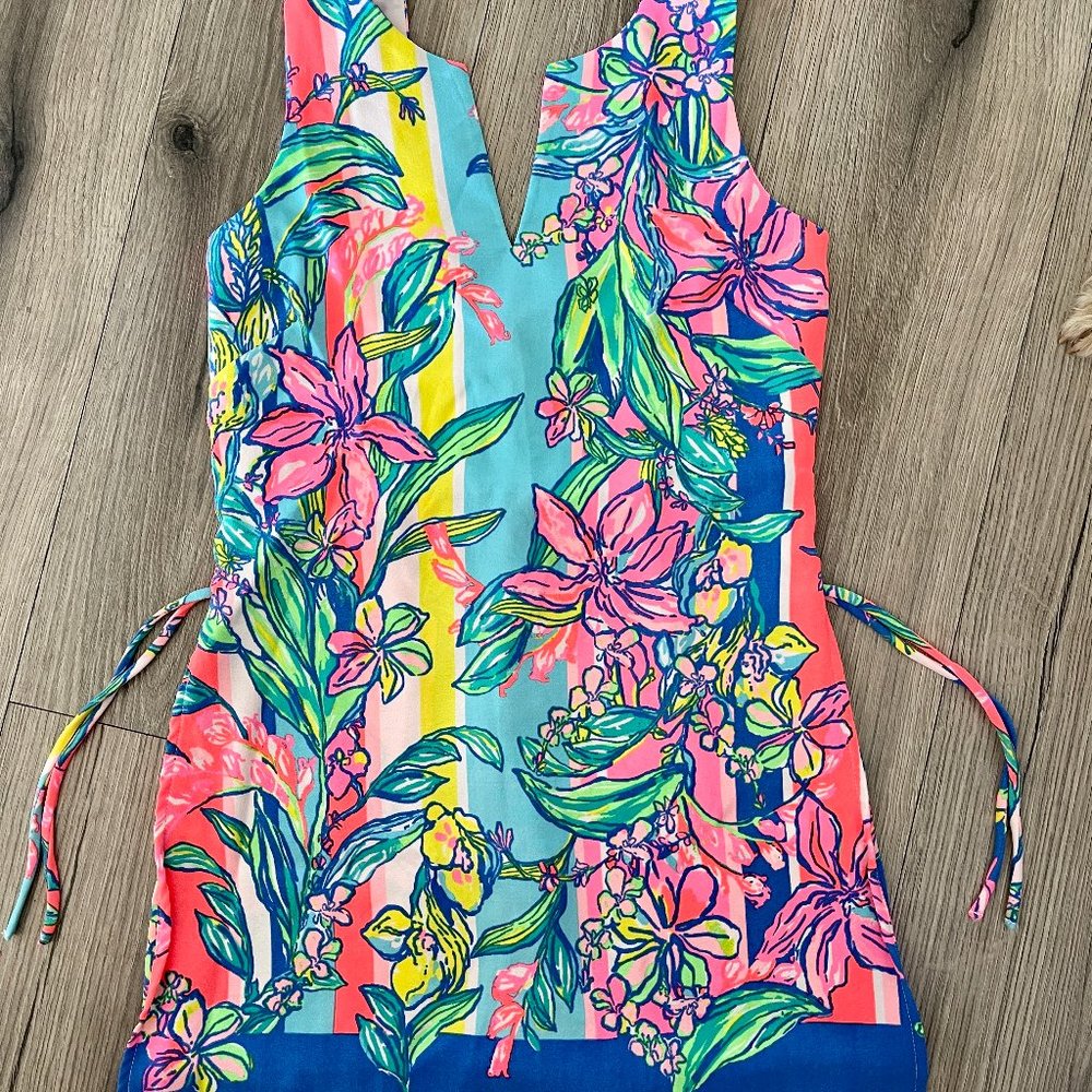 Lilly Pulitzer Donna Romper Multi Easy Tiger Gabby - Picture 2 of 8